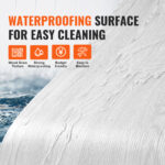 VEVOR Self Adhesive Vinyl Floor Tiles 1.5mm Thick Peel & Stick Light Wood Grain DIY Flooring for Kitchen Dining Room Bedroom - Image 4