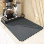Super Antiskid Large Kitchen Absorbent Draining Mat Super Absorbent Draining Coffee Dish Drying Mat Quick Dry Bathroom Drain Pad - Image 9