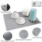 Silicone Drain Mat Three Models Bar Insulation Mat Bar Sink Drain Food Utensil Mat Kitchen Decoration Silicone Mat Accessories - Image 4