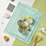 Kitchen Silicone Drain Mat Dining Table Heat Resistant Pad Dishwasher Safe Coaster Bar Counter Anti Slip Dry Mat Pad - Image 2