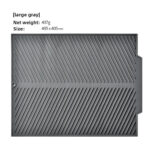 Kitchen Silicone Drain Mat Dining Table Heat Resistant Pad Dishwasher Safe Coaster Bar Counter Anti Slip Dry Mat Pad - Image 9