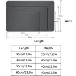 Marble Coffee Cup Ironing Mat Leather Modern Art Texture Drying Mat Kitchen Counter Coffee Bar Drain Mat - Image 4