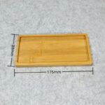 Multi Bamboo Tray Wood Saucer Flower Pot Tray Cup Pad Coaster Plate Kitchen Decorative Plate Creative Coaster Coffee Cup Mat - Image 17