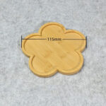 Multi Bamboo Tray Wood Saucer Flower Pot Tray Cup Pad Coaster Plate Kitchen Decorative Plate Creative Coaster Coffee Cup Mat - Image 20