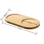 Multi Bamboo Tray Wood Saucer Flower Pot Tray Cup Pad Coaster Plate Kitchen Decorative Plate Creative Coaster Coffee Cup Mat - Image 22