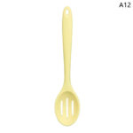 Long Handle Silicone Colander Ramen Noodle Spoon Rice Salad Mixing Kitchen Teaspoon - Image 18