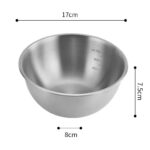 17-25cm Stainless Steel Gold And Silver Salad Bowl Rice Noodles Lamian Noodles Bowl Kitchen Tableware Food Container - Image 8