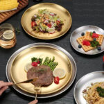 8PC Metal Dining Dish Stainless Steel Round Plate Shallow Tray 14/17/20/23/26cm BBQ Picnic Camping Food Container Tableware Set - Image 2