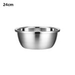 304 Thicken Stainless Steel Salad Bowl Food Mixing Bowls Egg Beater Bowl Fruit Vegetable Basin Kitchen Utensils - Image 9