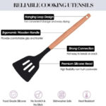 12-Piece Silicone Kitchen Utensils Set Nonstick Cooking Spoon And Baking Tools - Image 3
