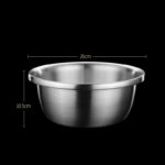 Stainless Steel Drain Basket Colander Round Rice Cleaning Sieve Fruit Vegetable Washing Basin Strainer Filter Kitchen Utensils - Image 12
