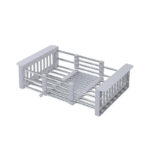 1PC Sink Drying Rack Kitchen Supplies, Vegetable Washing Basket, Stainless Steel Dish Drain Basket For Washing Dishes - Image 4