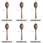 1-6pcs Wooden Spoon Chicken Wing Wood Long Handle Soup Spoon Honey Stirring Spoon No Lacquer No Wax Household Large Rice Spoon - Image 18