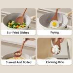 COOKER KING Ebony Wood Spatula Non Stick Pan Special Stir Fry Spatula Heat-Resistant Spatula Rice Soup Spoon Cooking Utensils - Image 5