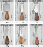 6-Piece Cheese Knives Set for Charcuterie Boards and Cutlery, Stainless Steel Cheese Knife Set Collection - Image 6