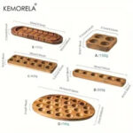 KEMORELA 1PCS Modern Wooden Egg Storage Box - Multi-Compartment Kitchen Organizer for Fresh Eggs Perfect for Home Cooking Baking - Image 6