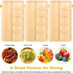 Bamboo Tray Stand Indoor Plate Nursery Plant Holders Garden Saucers Storage Desktop Bonsai Decoration - Image 4