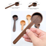 Home Wooden Measuring Spoon Set Kitchen Measuring Spoons Tea Coffee Scoop Sugar Spice Measure Spoon Measuring Tools for Cooking - Image 2