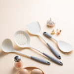 4pcs Silicone Kitchenware Utensils Set Pot Shovel Leaky Spoon Soup Spoon Ladle Cooking Set Party Home Kitchen Tools - Image 15