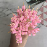100x Love Heart Bamboo Pick Buffet Food Cupcake Fruit Cocktail Fork Dessert Salad Stick For Picnic Wedding Party Home Supplies - Image 9