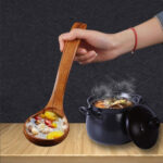 Wooden Serving Spoon Ladle Large Natural Wood Soup Ladle Cooking Utensil Handmade Tableware for Kitchen Restaurant Porridge - Image 10