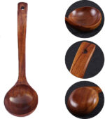 Wooden Serving Spoon Ladle Large Natural Wood Soup Ladle Cooking Utensil Handmade Tableware for Kitchen Restaurant Porridge - Image 13