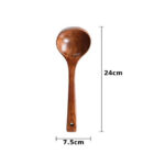 Wooden Serving Spoon Ladle Large Natural Wood Soup Ladle Cooking Utensil Handmade Tableware for Kitchen Restaurant Porridge - Image 17