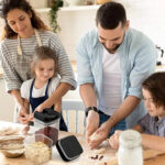 Lifeideas7Pcs Airtight Food Storage Containers with Clasp Lids Plastic Clear Jars with Easy Lock Lid Kitchen Pantry Organize - Image 14