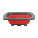 LMETJMA Collapsible Colander with Extendable Handles Colander Strainer Over The Sink Vegetable Fruit Colanders Strainers JT40 - Image 15