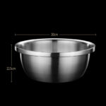 Stainless Steel Drain Basket Colander Round Rice Cleaning Sieve Fruit Vegetable Washing Basin Strainer Filter Kitchen Utensils - Image 30