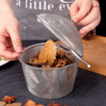 Herbal Ball Tea Spice Strainer Durable Silver Reusable Stainless Mesh Teakettle Locking Tea Filter Infuser Spice Kitchen 5 Sizes - Image 13