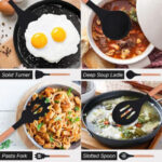 12-Piece Silicone Kitchen Utensils Set Nonstick Cooking Spoon And Baking Tools - Image 9
