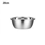 304 Thicken Stainless Steel Salad Bowl Food Mixing Bowls Egg Beater Bowl Fruit Vegetable Basin Kitchen Utensils - Image 21