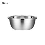 304 Thicken Stainless Steel Salad Bowl Food Mixing Bowls Egg Beater Bowl Fruit Vegetable Basin Kitchen Utensils - Image 23