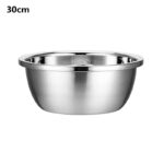 304 Thicken Stainless Steel Salad Bowl Food Mixing Bowls Egg Beater Bowl Fruit Vegetable Basin Kitchen Utensils - Image 24