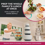 FineDine Stainless Steel Mixing Bowls (Set of 5) Stainless Steel Mixing Bowl Set - Easy To Clean, Nesting Bowls for - Image 8