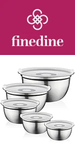 Stainless Steel Mixing Bowls with lids