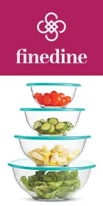 Glass Mixing Bowls with lids