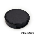 6 Pcs Artificial Leather Coasters Marble Style with Holder Drink Coaster for Bar Kinds of Cup Kitchen Dining Table Decor - Image 19