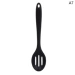 Long Handle Silicone Colander Ramen Noodle Spoon Rice Salad Mixing Kitchen Teaspoon - Image 30