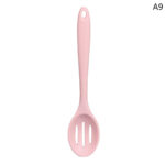 Long Handle Silicone Colander Ramen Noodle Spoon Rice Salad Mixing Kitchen Teaspoon - Image 32
