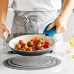 30cm Large Silicone Mat Coaster Heat Resistant Placemat Honeycomb Nonslip Pot Holder Table Mat Round Cup Mat Kitchen Accessories - Image 9