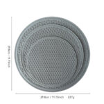 30cm Large Silicone Mat Coaster Heat Resistant Placemat Honeycomb Nonslip Pot Holder Table Mat Round Cup Mat Kitchen Accessories - Image 11