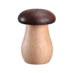Toothpick Holder Dispenser Creative Walnut Wood Cute Mushroom Head Toothpick Dispenser Container For Home Kitchen Restaurant - Image 19