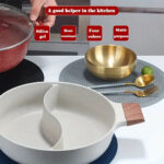 25cm grande tapete de silicone coaster resistente ao calor placemat favo de mel antiderrapante pote titular tapete de mesa copo redondo acessórios de cozinha - Image 22