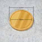 Multi Bamboo Tray Wood Saucer Flower Pot Tray Cup Pad Coaster Plate Kitchen Decorative Plate Creative Coaster Coffee Cup Mat - Image 29