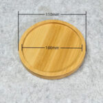 Multi Bamboo Tray Wood Saucer Flower Pot Tray Cup Pad Coaster Plate Kitchen Decorative Plate Creative Coaster Coffee Cup Mat - Image 31