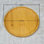 Multi Bamboo Tray Wood Saucer Flower Pot Tray Cup Pad Coaster Plate Kitchen Decorative Plate Creative Coaster Coffee Cup Mat - Image 33
