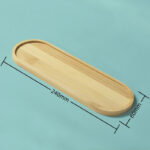 Multi Bamboo Tray Wood Saucer Flower Pot Tray Cup Pad Coaster Plate Kitchen Decorative Plate Creative Coaster Coffee Cup Mat - Image 37