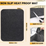 Air fryer heat resistant mats Felt mats Coffee machine mats Table top oven protectors Kitchen utensils placemats coffee tables - Image 8